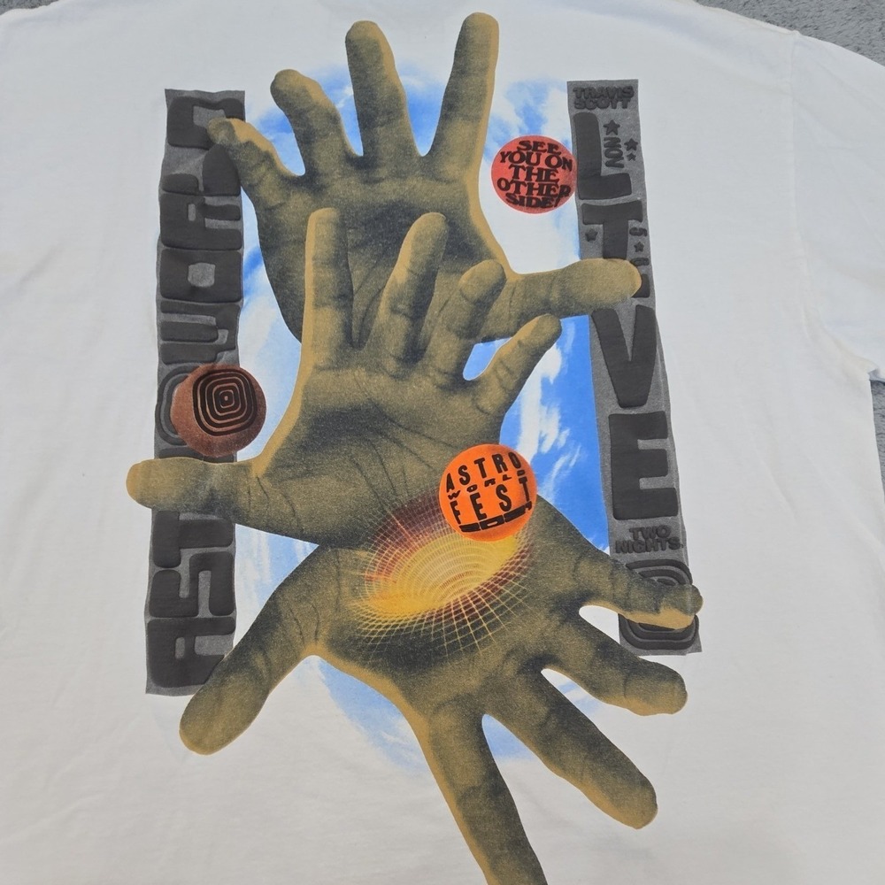 Travis Scott Astroworld Festival 2021 See You In UTOPIA Shirt Men's Size XL - Picture 8 of 8